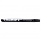 Handy-line S Retractable Permanent Markers, Fine Tip, Black, Dozen