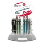 Sharp Mechanical Pencil (0.7mm) Metallic Barrels, Assorted Barrel Colors, Open Stock  Display - 36 Pieces