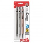 Sharp Mechanical Drafting Pencil, 0.7 mm, Assorted Barrels, 3/Pack
