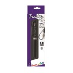 Pentel Arts Tradio Calligraphy Pen, Water-Based Ink, 1.8mm, Black Barrel/Ink, in Hanging Box