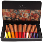 Color set marco renoir fine art drawing oil base non toxic pencils
